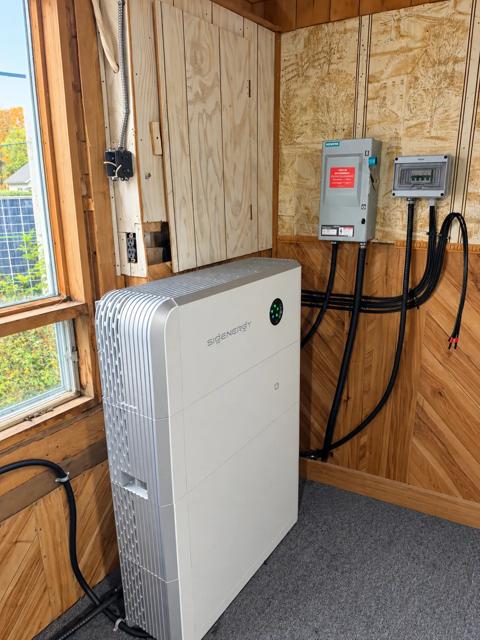 Système Sigenergy à découvert